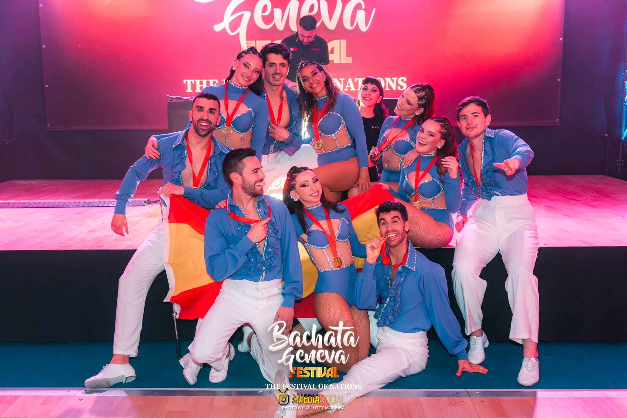 Shows of Nations performance on stage